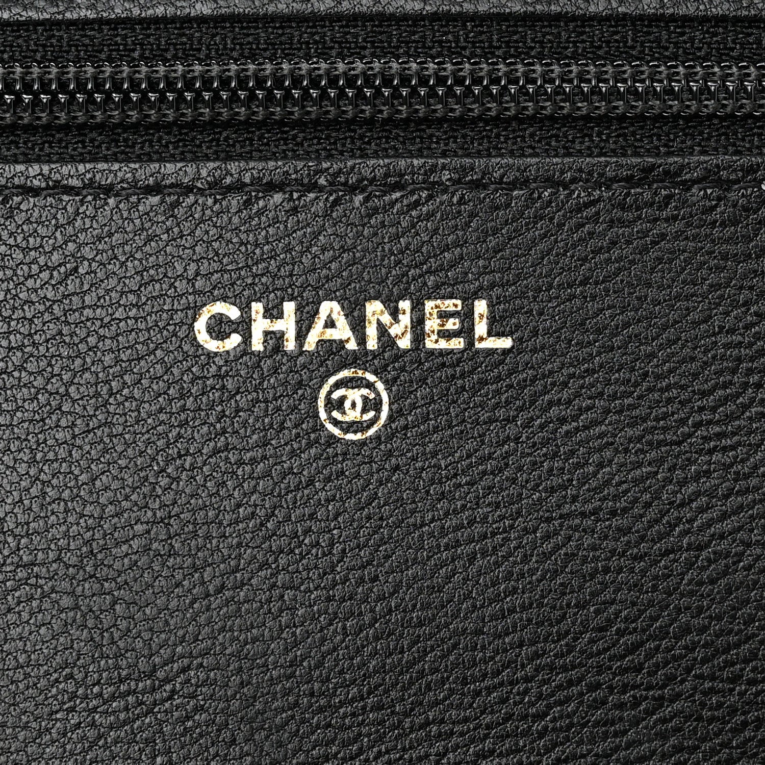 Chanel Goatskin Quilted Punk Essentials Wallet On Chain WOC Black 6 of 10
