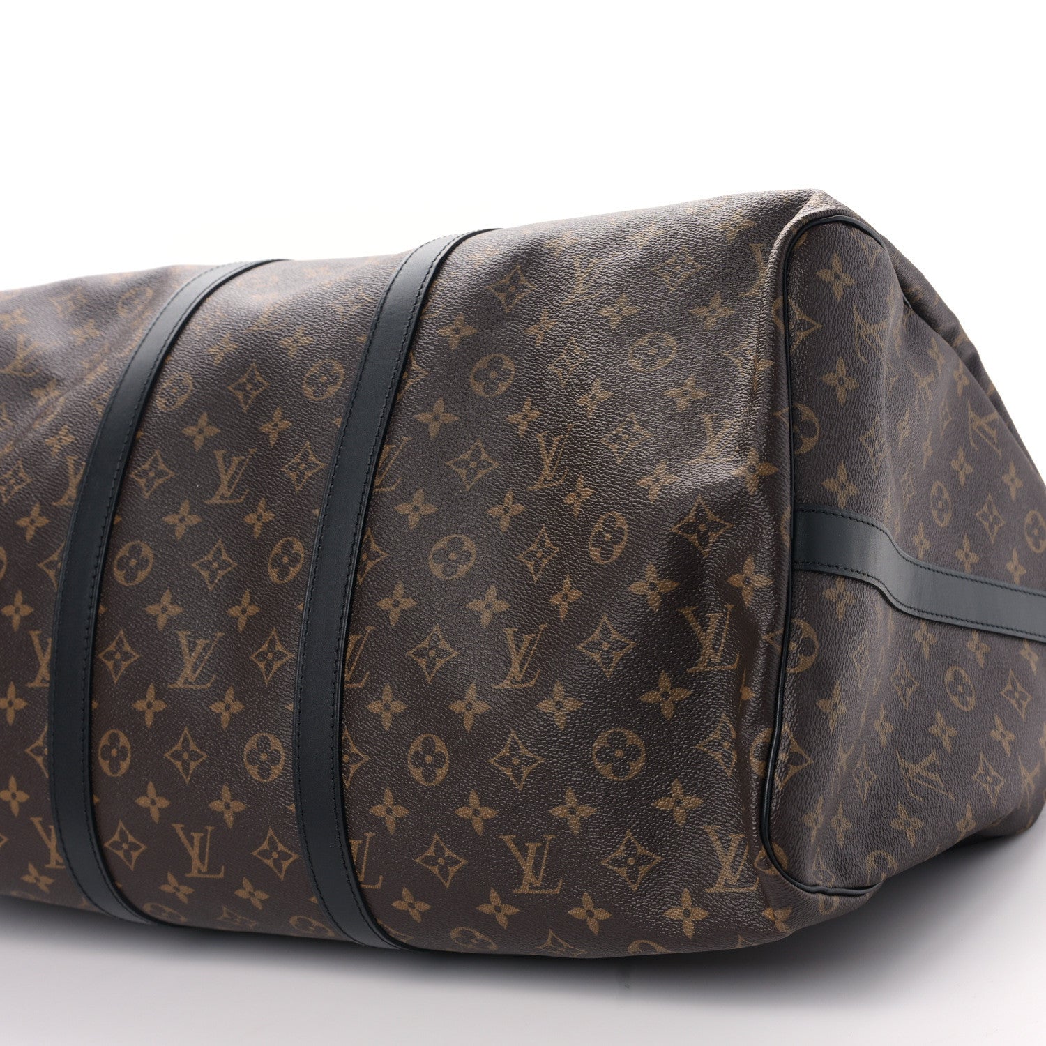 Louis Vuitton Monogram Macassar Keepall Bandouliere 55 6 of 6