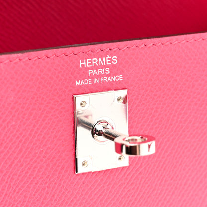 Hermes Epsom Kelly Sellier 25 Rose Extreme 6 of 12