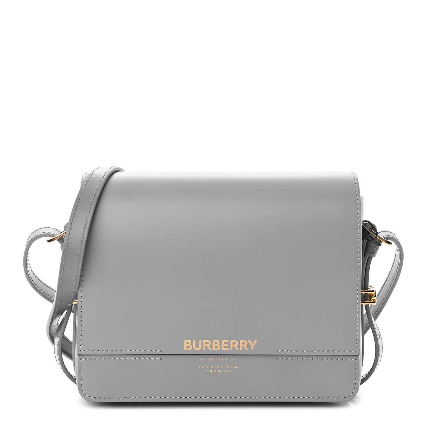 Smooth Calfskin Small Grace Bag Grey