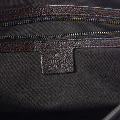 Gucci Crystal Monogram Fable Embroidered Large Babouska Boston Beige 6 of 9