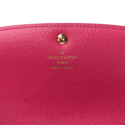 Louis Vuitton Monogram Bloom Flower Emilie Wallet Fuchsia 6 of 8