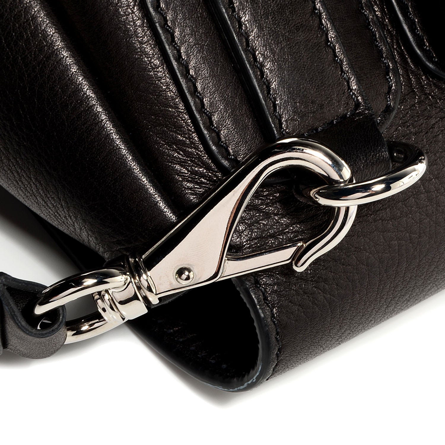 Givenchy Textured Calfskin Small Pandora Pure Flap Bag Black 10 of 10