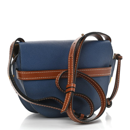 Loewe Grained Calfskin Small Gate Crossbody Bag Varsity Pecan 3 of 9