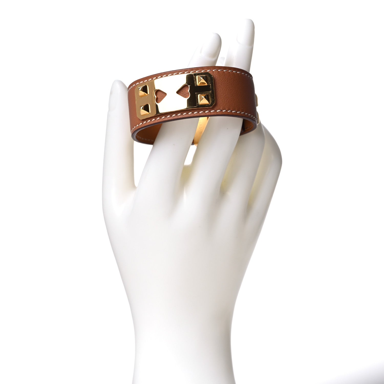 Hermes Swift As The Coeur Bracelet Gold 2 of 6