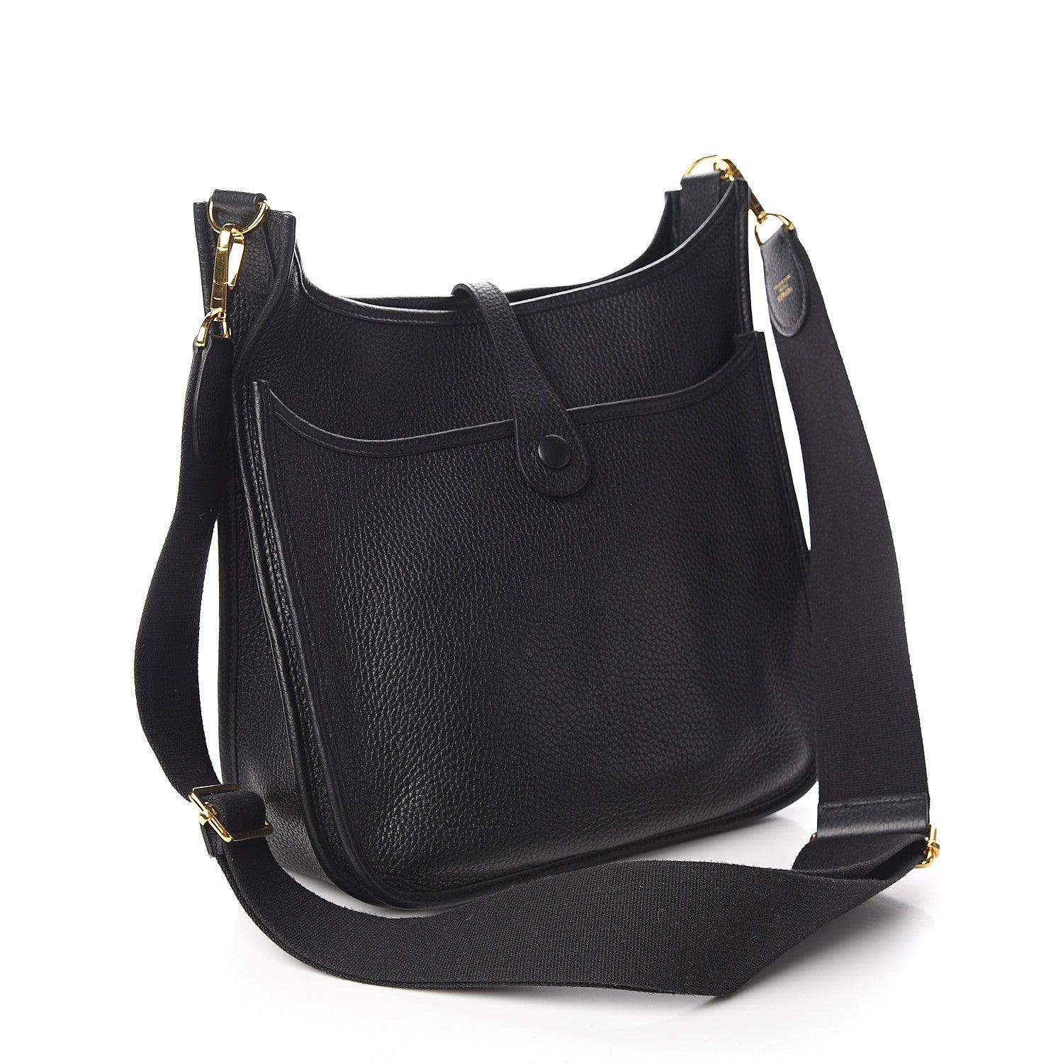 Hermes Taurillon Clemence Evelyne III PM Black 2 of 9