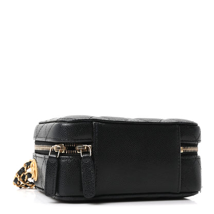 Chanel Caviar Quilted Twist Your Buttons Clutch With Chain Black 4 of 11