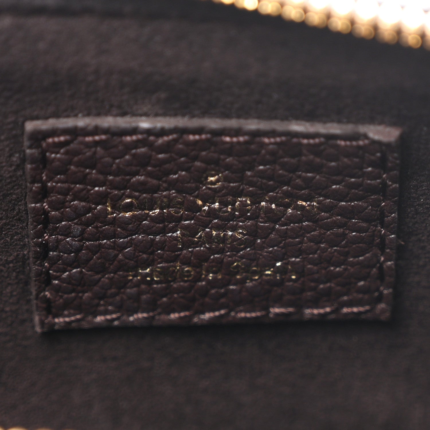 Louis Vuitton Empreinte Monogram Giant Speedy Bandouliere 25 Chocolate 6 of 9