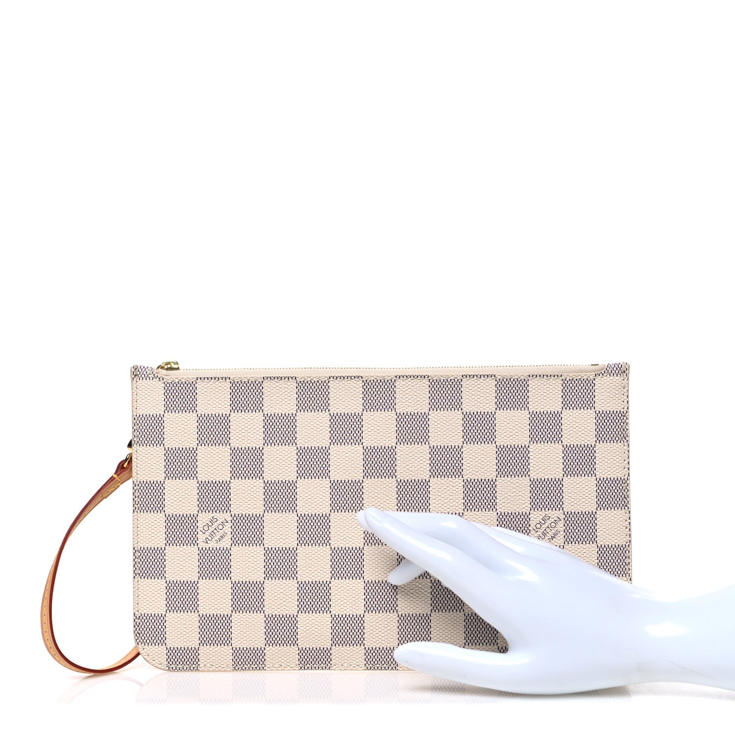 Louis Vuitton Damier Azur Neverfull MM GM Pochette 2 of 7