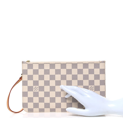 Louis Vuitton Damier Azur Neverfull MM GM Pochette 2 of 7