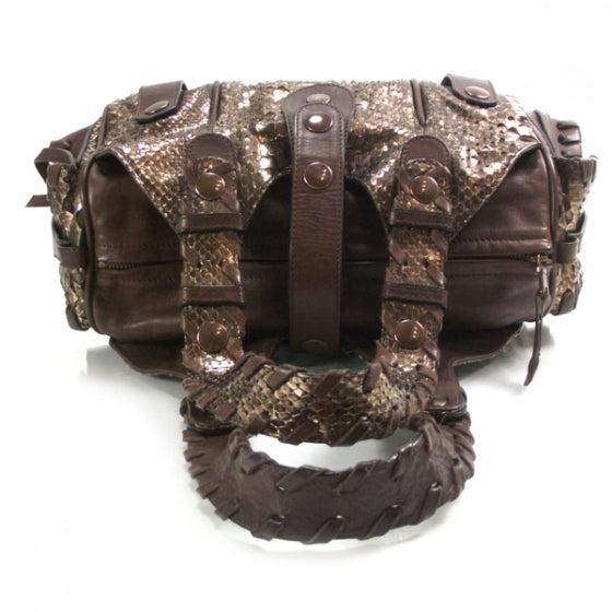 Chloe Python Silverado Shoulder Bag Bronze 6 of 13