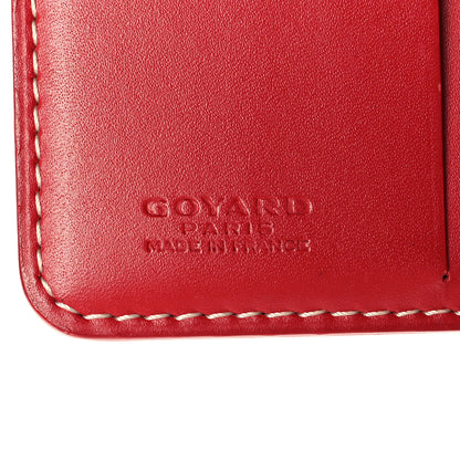 Goyard Goyardine Tuileries Wallet Red 7 of 9