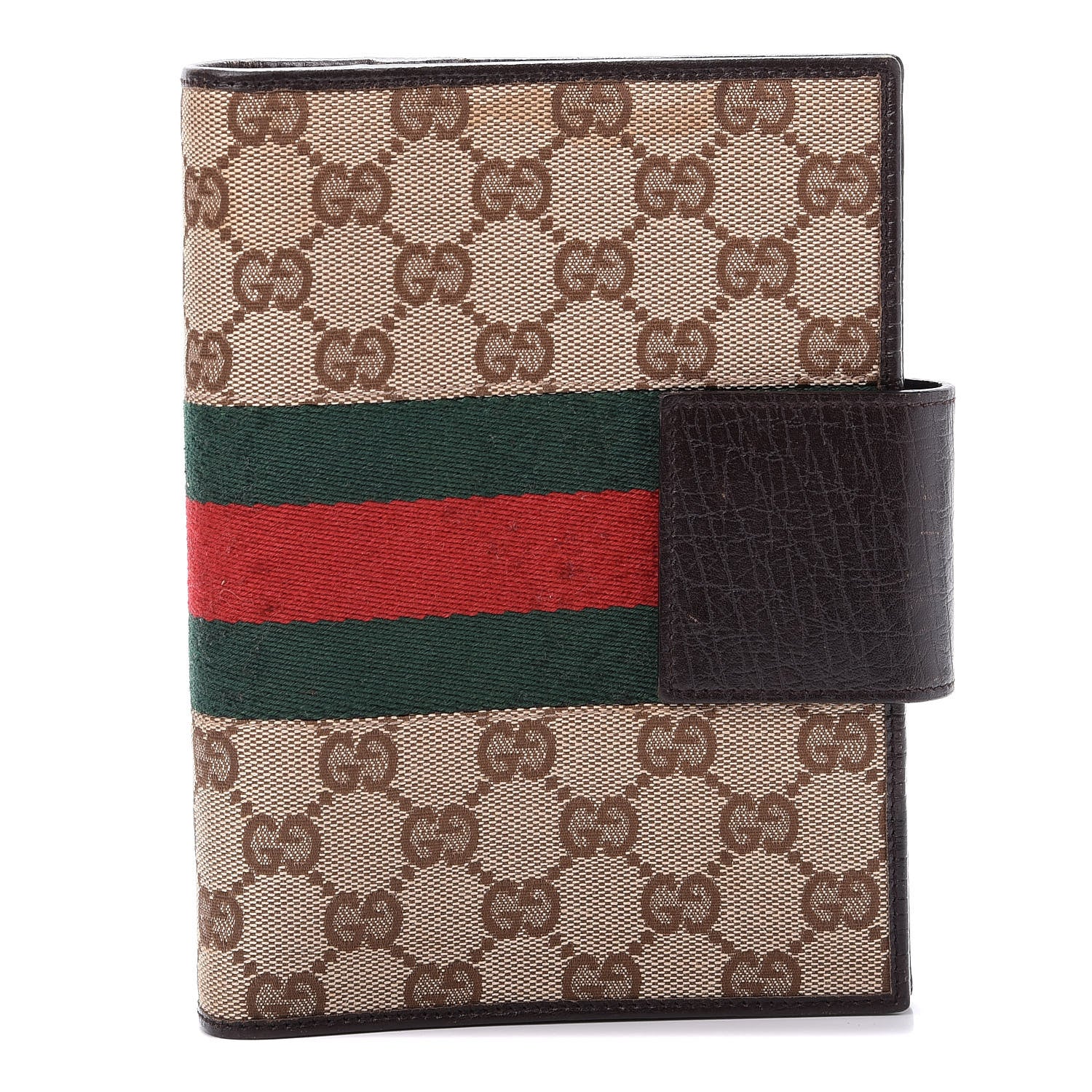 Gucci GG Monogram Web Agenda Brown 1 of 7
