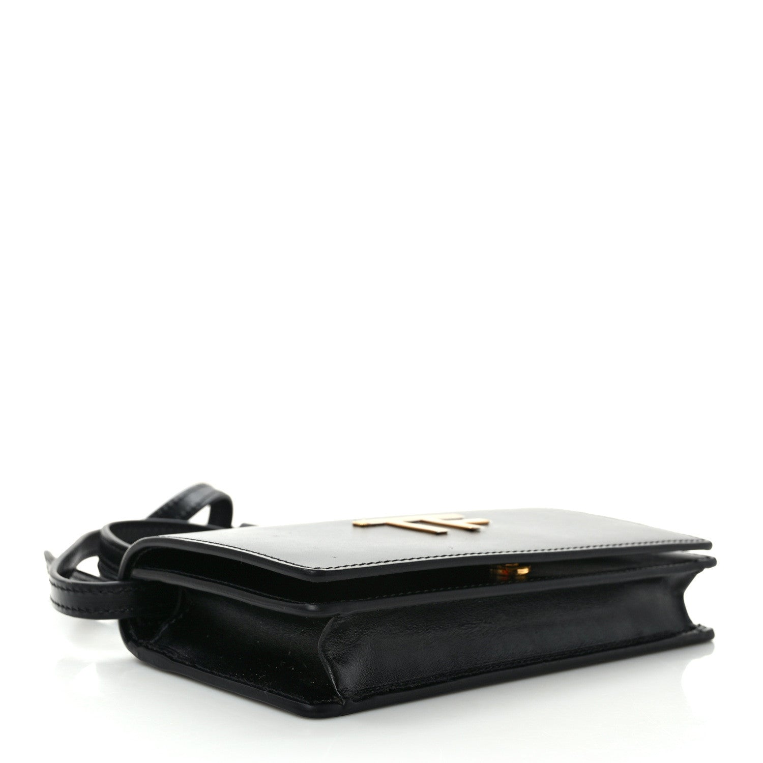 Tom Ford Palmellato Calfskin TF Mini Bag Black 3 of 8