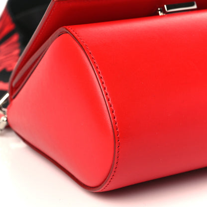 Givenchy Calfskin Mini Pandora Box Logo Strap Crossbody Bag Medium Red 7 of 9