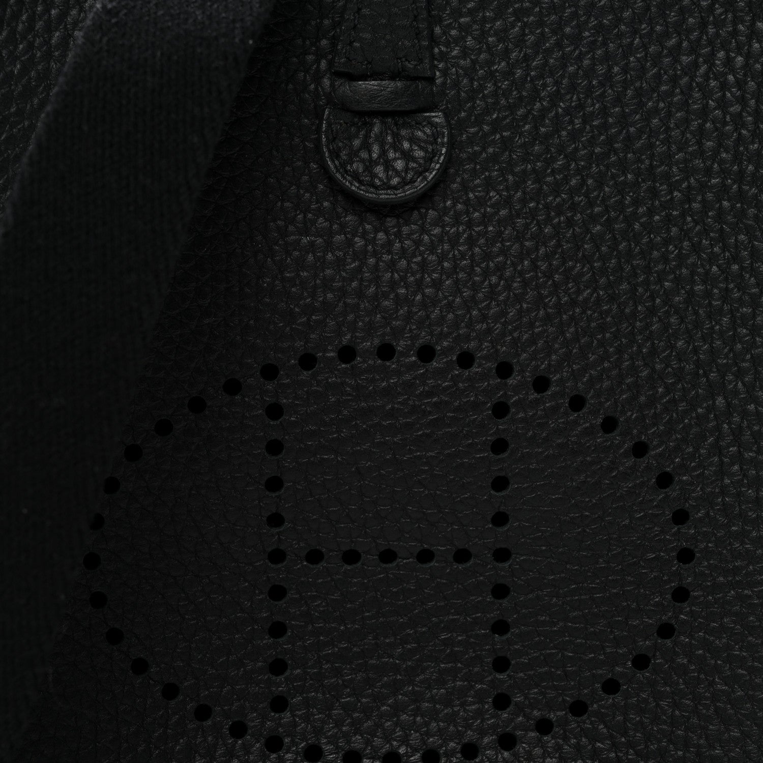 Hermes Taurillon Clemence Evelyne TPM Black 8 of 11