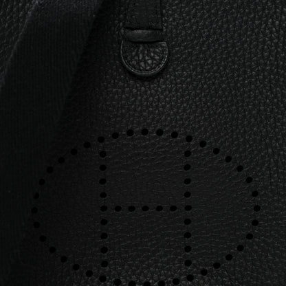 Hermes Taurillon Clemence Evelyne TPM Black 8 of 11