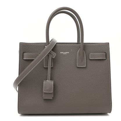 Saint Laurent Calfskin Baby Sac De Jour Fog 1 of 15