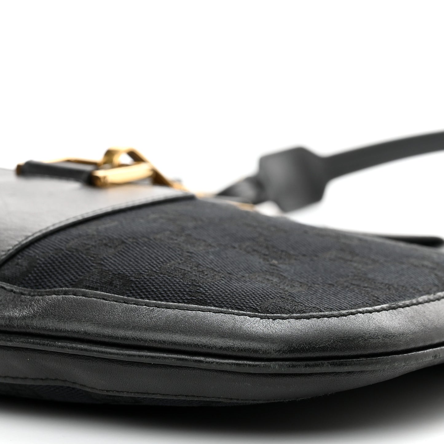 Monogram Small Hobo Black