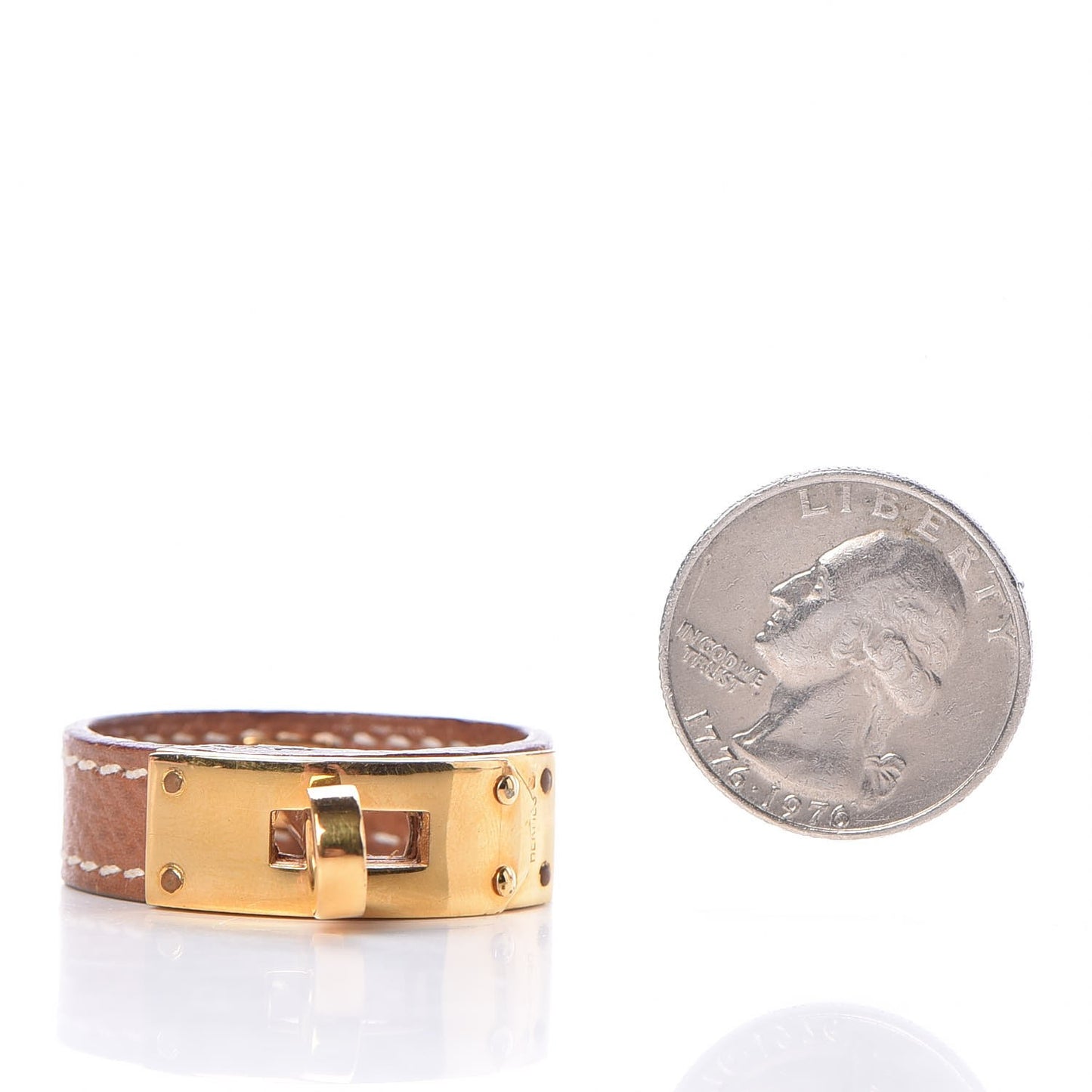 Epsom Kelly Scarf Ring Gold