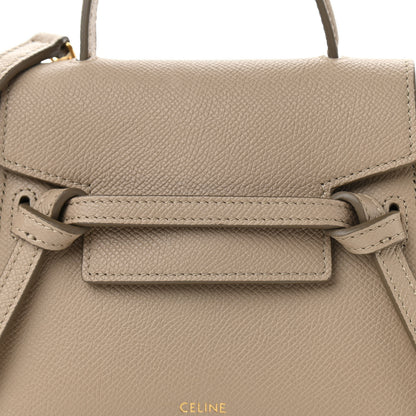 Celine Grained Calfskin Pico Belt Bag Light Taupe 9 of 11