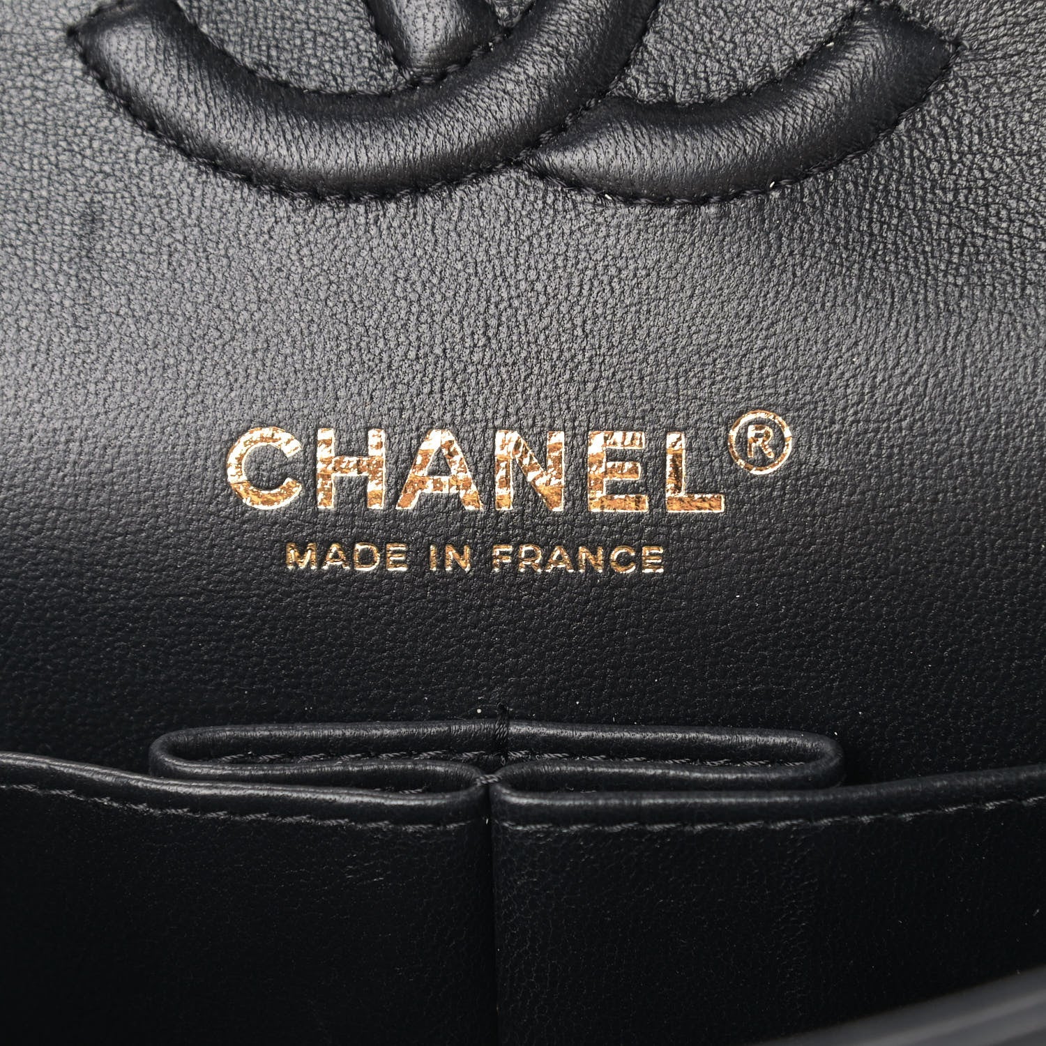 Chanel Lambskin Quilted Small Double Flap Black 6 of 17