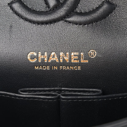 Chanel Lambskin Quilted Small Double Flap Black 6 of 17