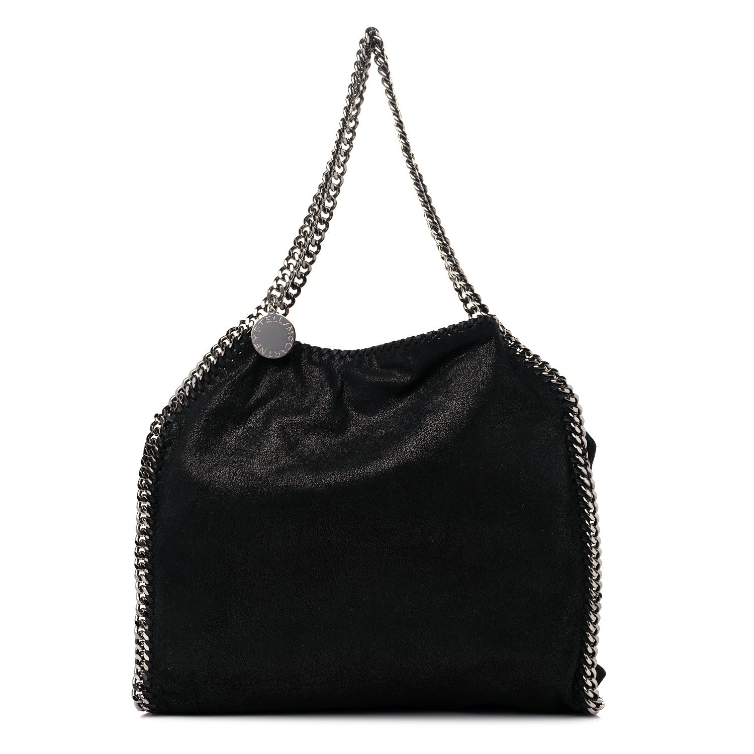 Stella McCartney Shaggy Deer Falabella Fold Over Tote Black 1 of 9