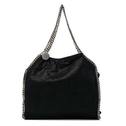 Stella McCartney Shaggy Deer Falabella Fold Over Tote Black 1 of 9