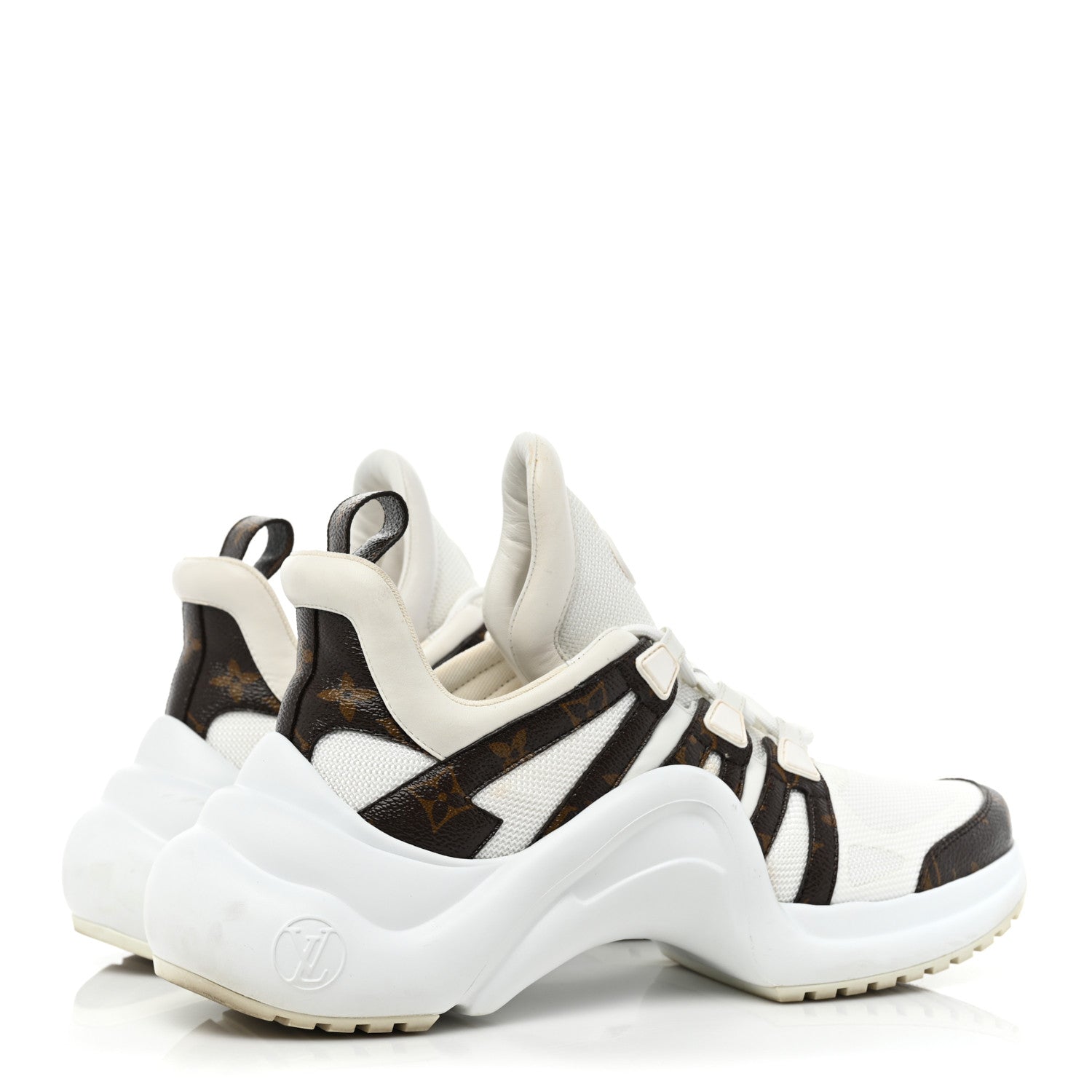 Louis Vuitton Patent Monogram LV Archlight Sneakers 42 White 5 of 10