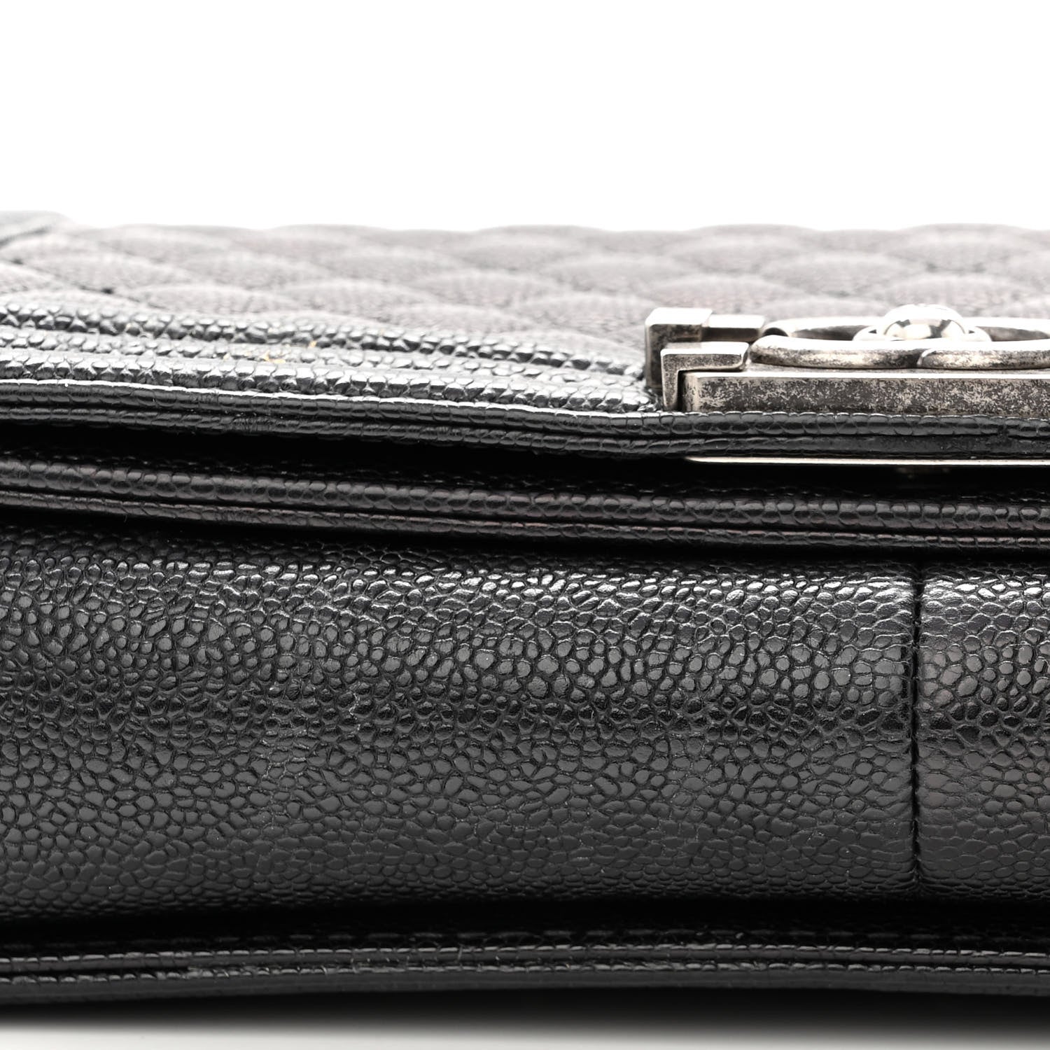 Chanel Caviar Quilted New Medium Boy Flap Black 12 of 12