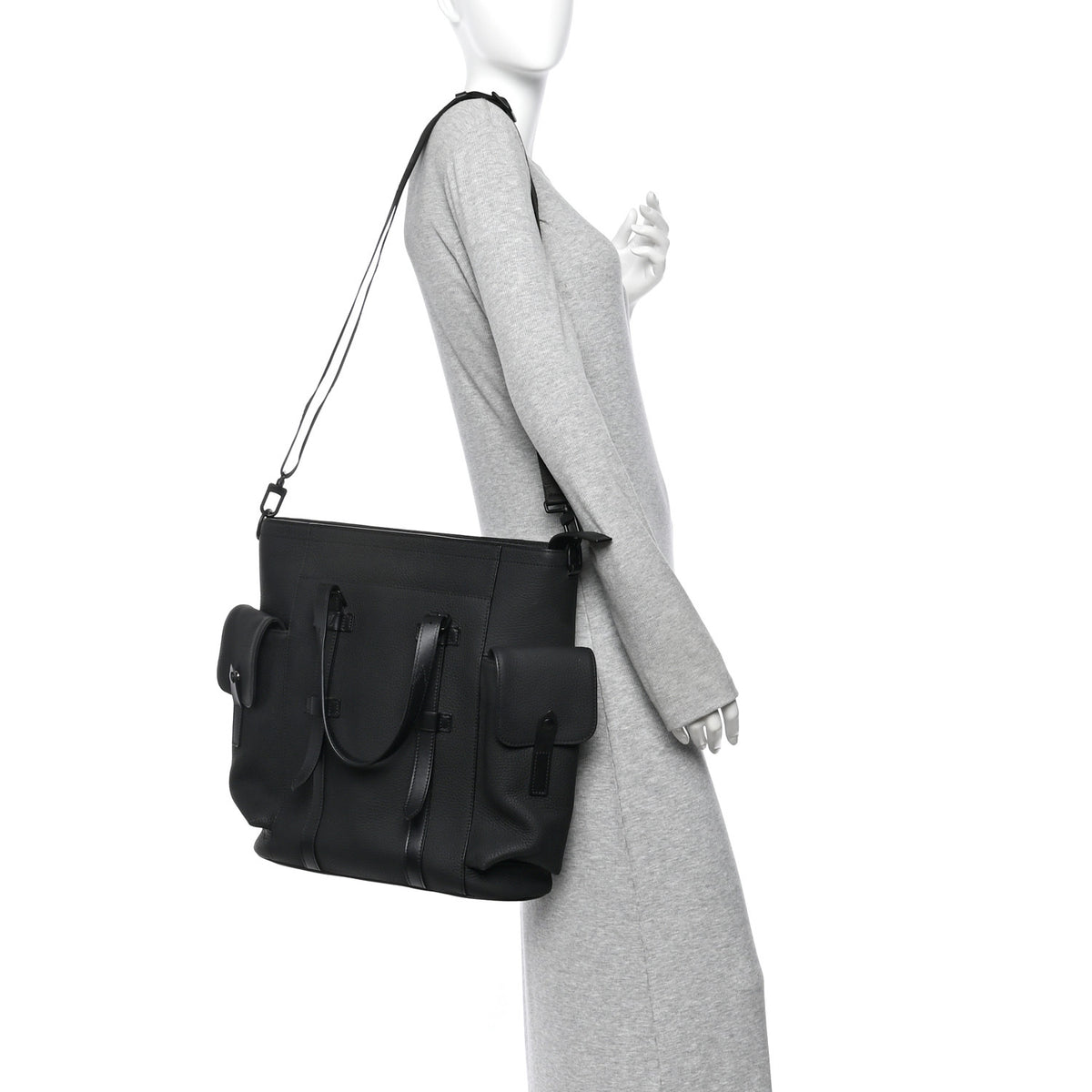 Taurillon Christopher Tote Black