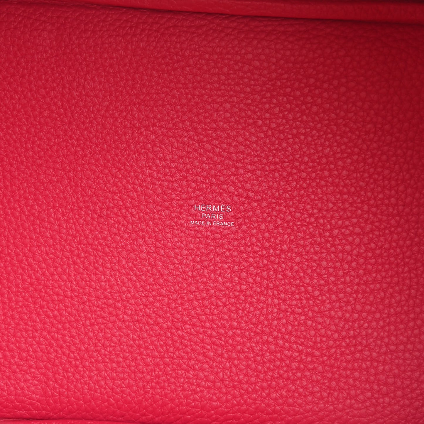 Taurillon Clemence Swift Eclat Picotin Lock 22 MM Framboise Rouge Sellier