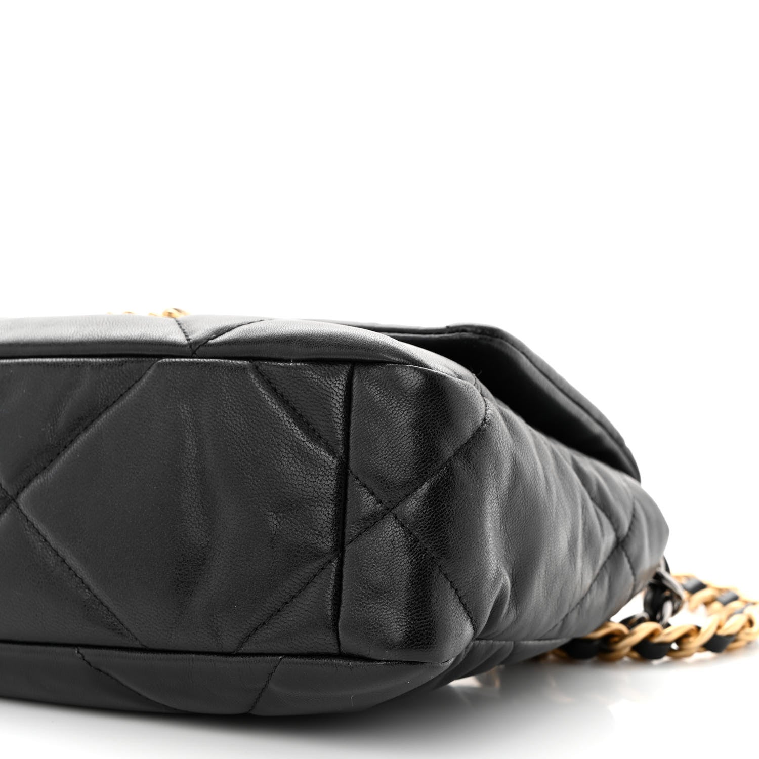 Chanel Goatskin Quilted Medium Chanel 19 Flap Black 10 of 13