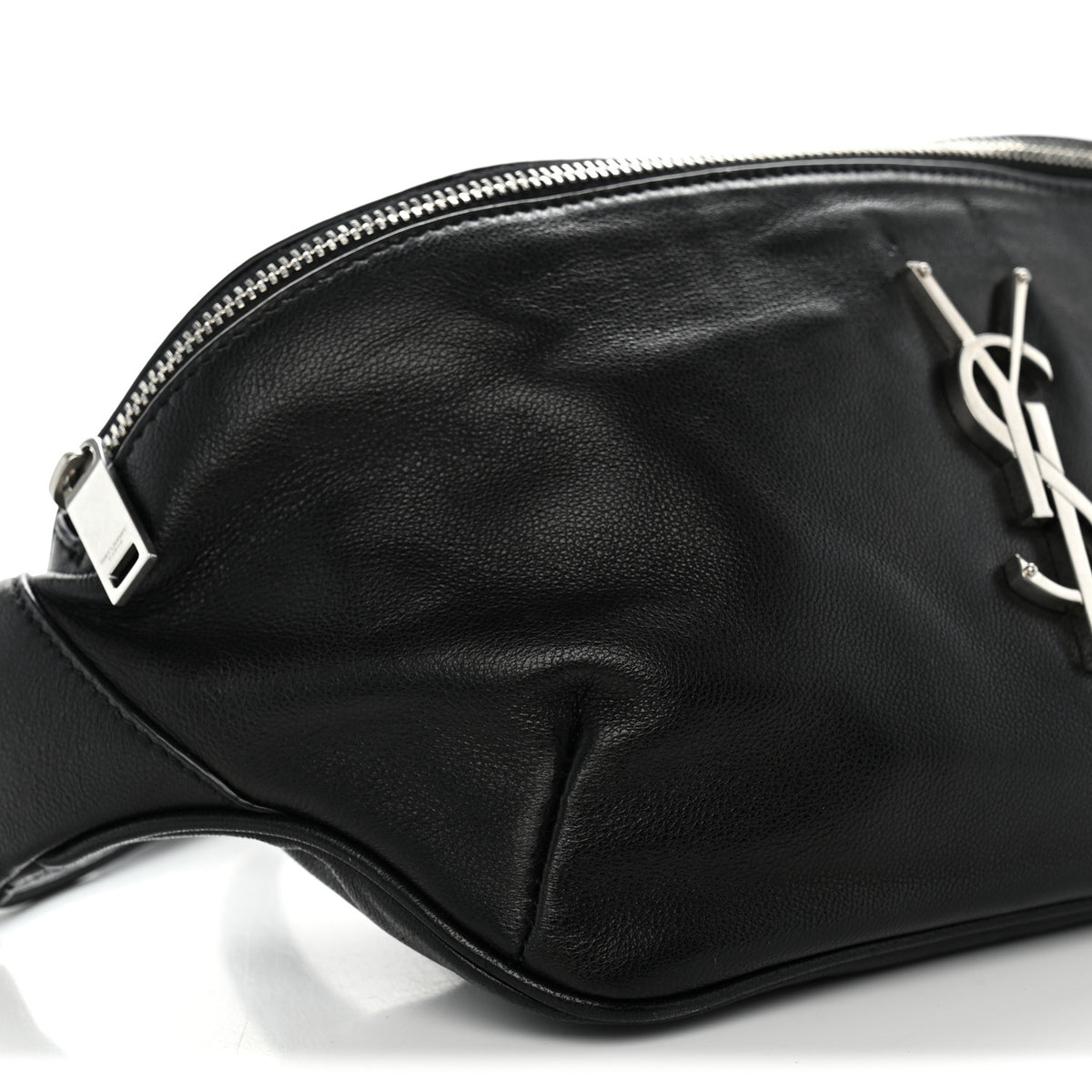 Lambskin Monogram Belt Bag Black