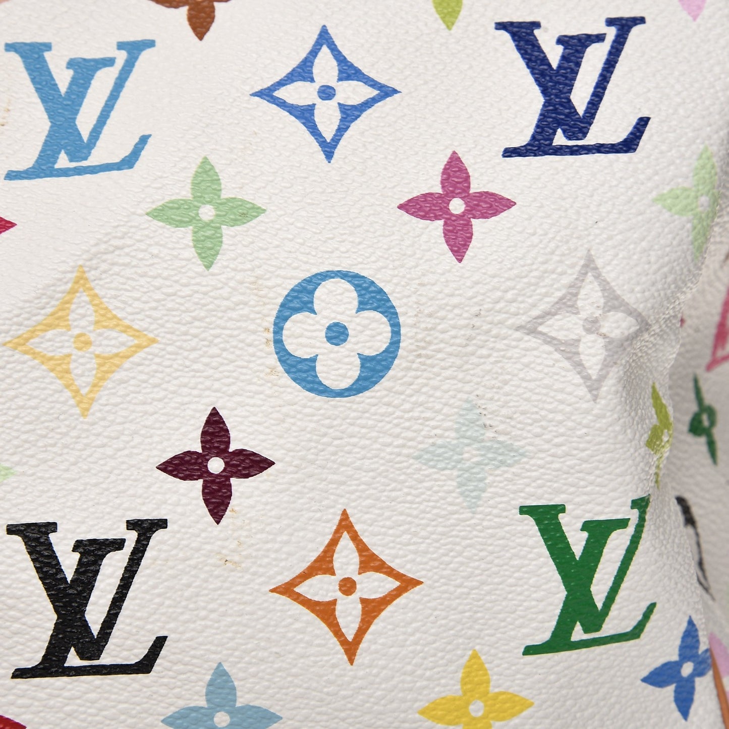 Monogram Multicolor Keepall 45 White