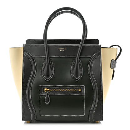 Celine Smooth Calfskin Tri-Color Micro Luggage Light Emerald 1 of 9