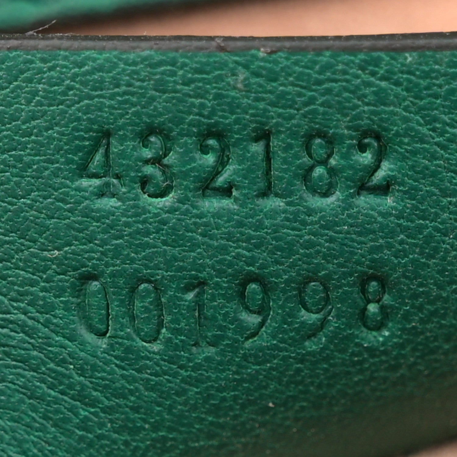 Gucci Calfskin Studded Small Padlock Shoulder Bag Emerald 7 of 13