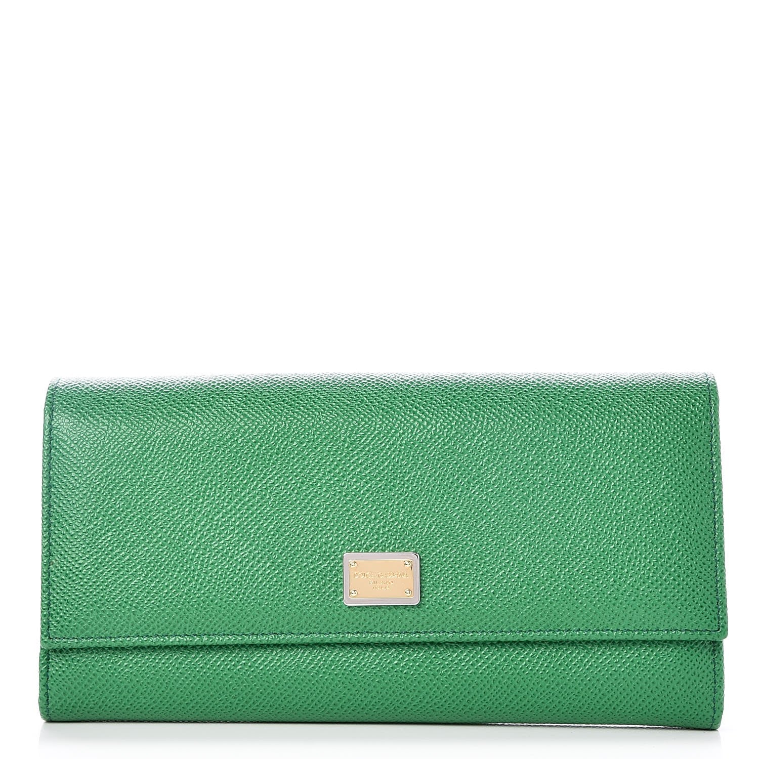 Dolce & Gabbana Dauphine Continental Flap Wallet Verde 1 of 8