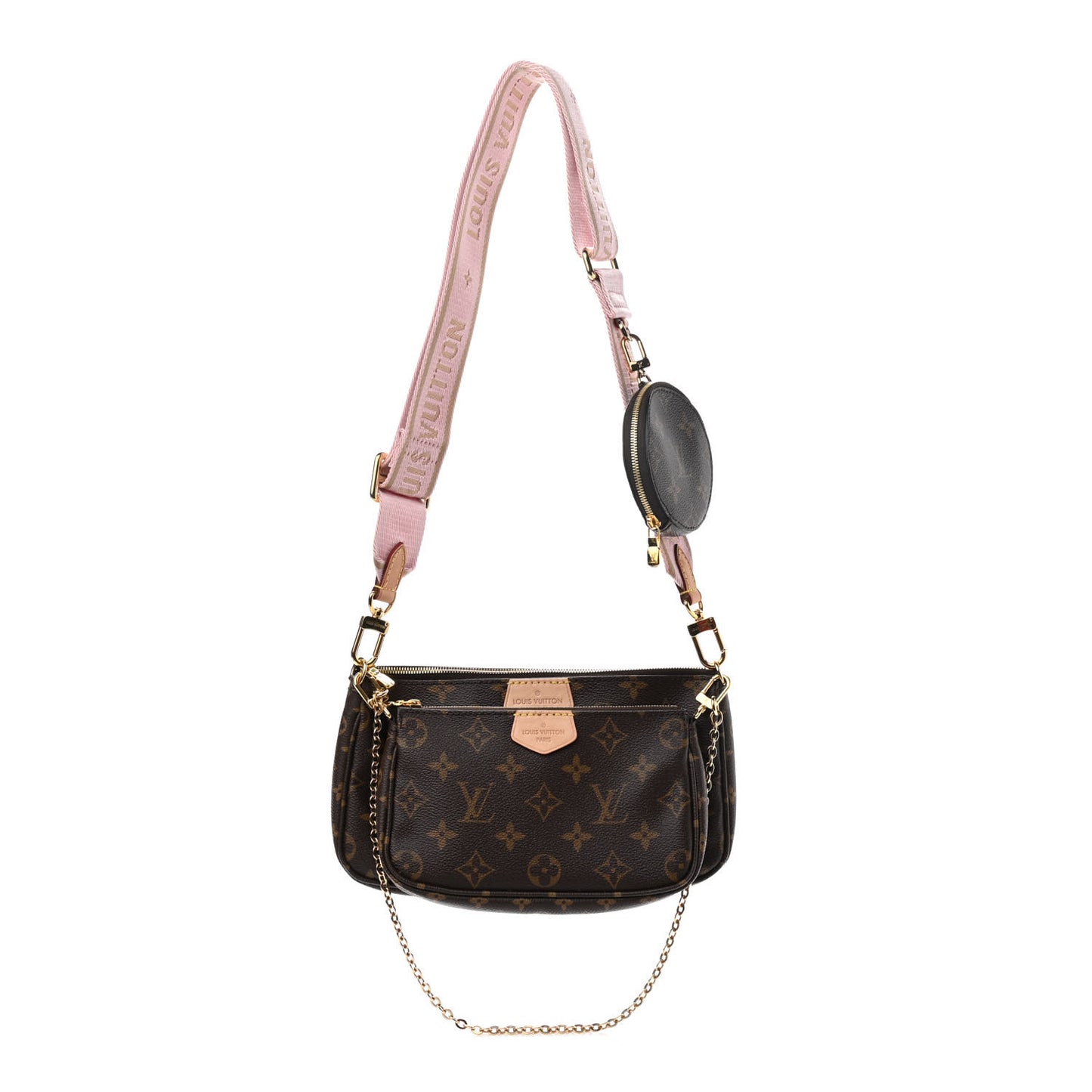 Monogram Multi Pochette Accessories Rose Clair