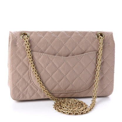 Chanel Aged Calfskin Quilted 2.55 Reissue 225 Flap Light Beige 4 of 12