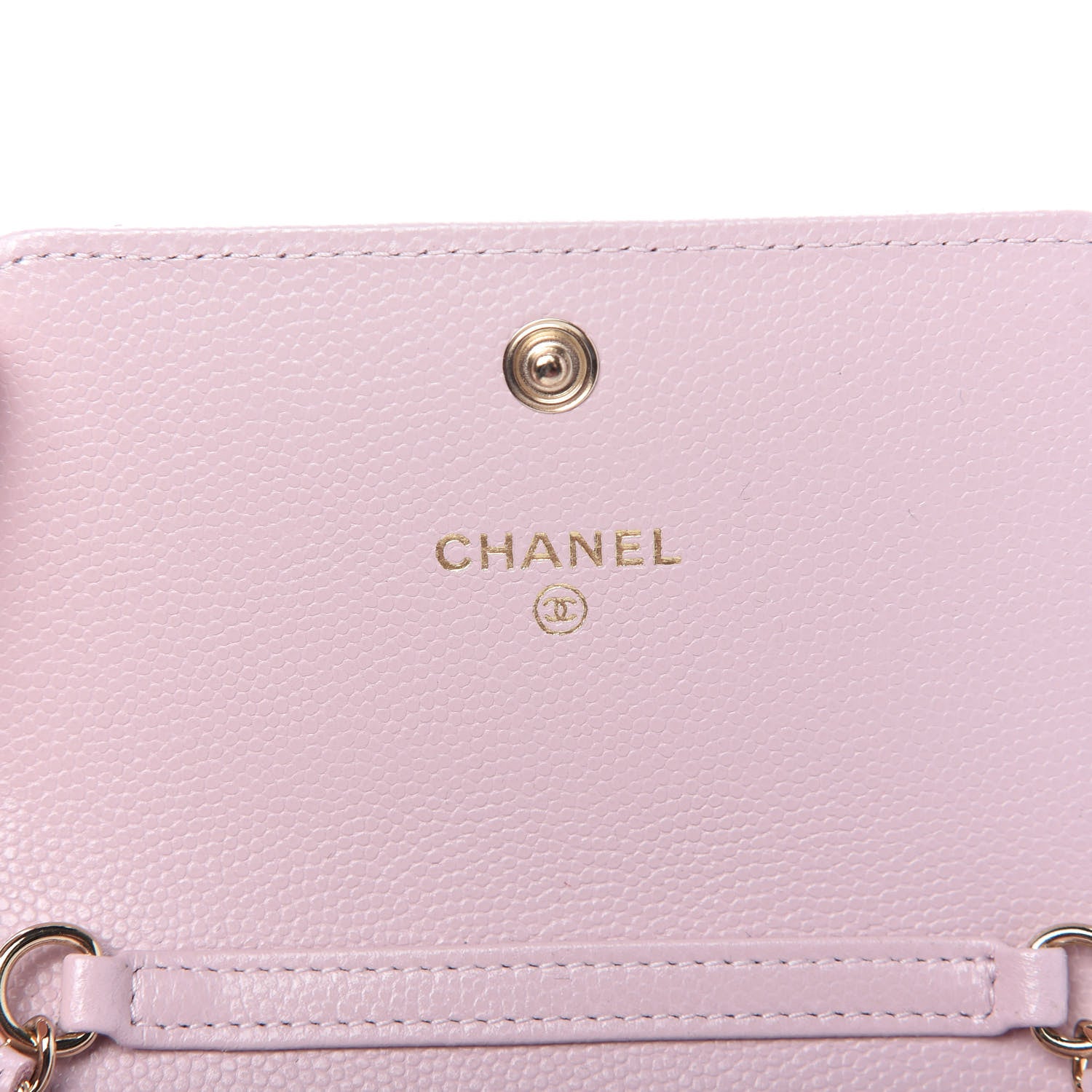 Chanel Caviar Quilted Coco Candy Card Holder On Chain Light Pink 6 of 9