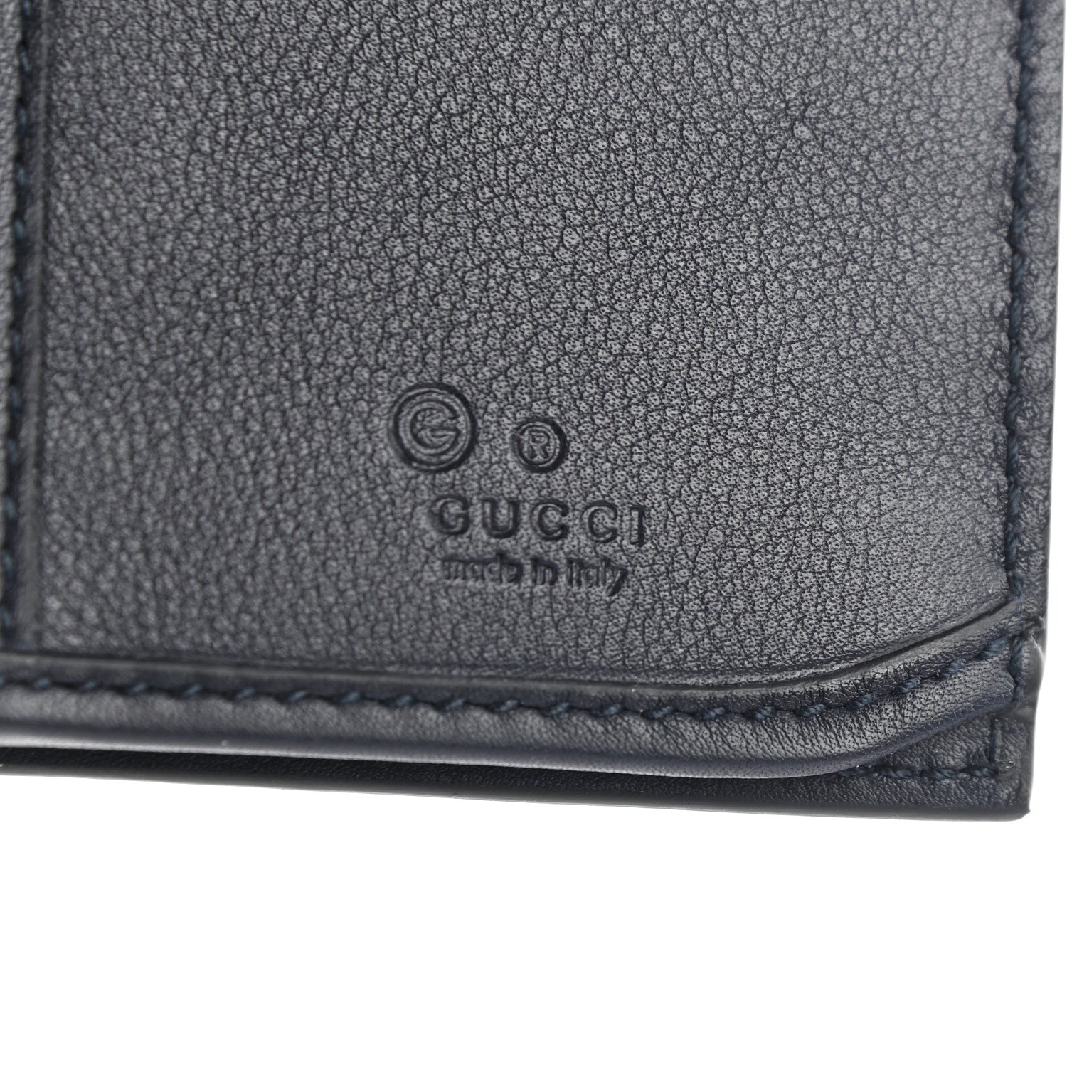 Gucci Microguccissima Bi-Fold Organizer Wallet Blue 6 of 7