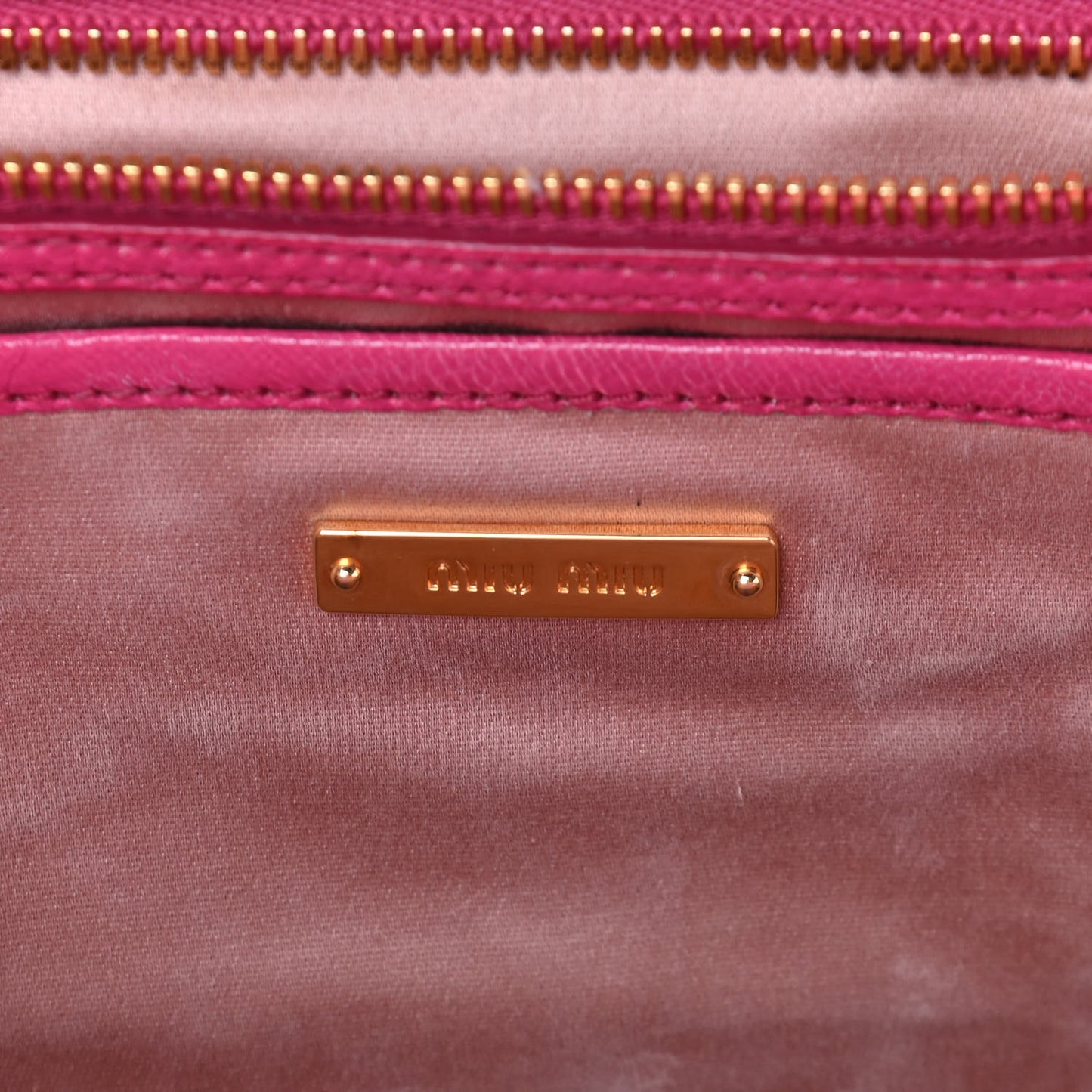 Goatskin Madras Bi-Color Bowling Bag Rosa Peonia