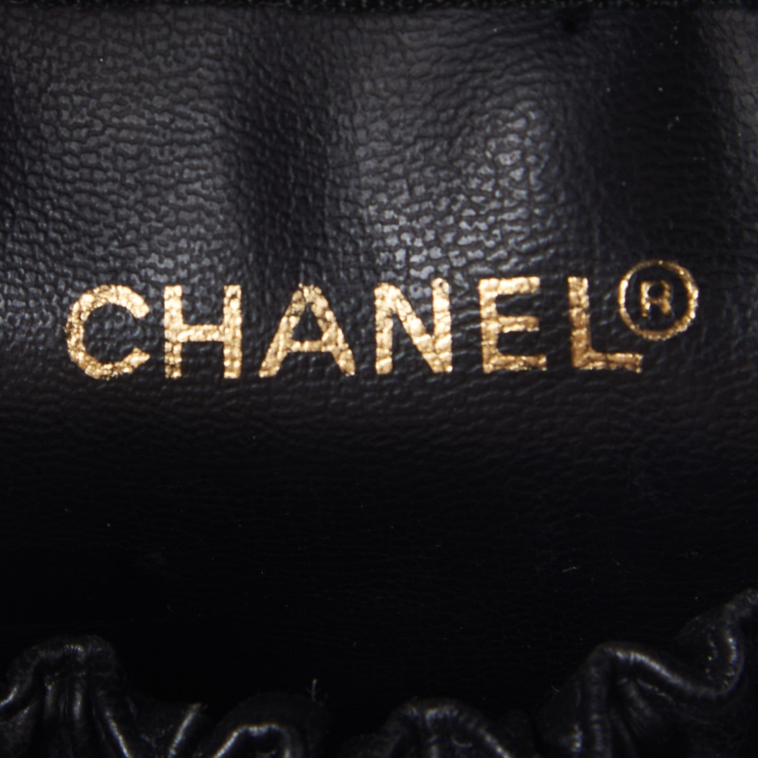 Chanel Lambskin Vanity Cosmetic Case Black 7 of 8