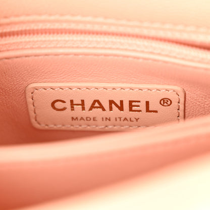 Chanel Caviar Quilted Extra Mini Coco Handle Flap Light Pink 6 of 11