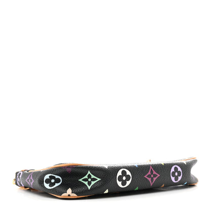 Louis Vuitton Monogram Multicolor Pochette Accessories Black 3 of 8