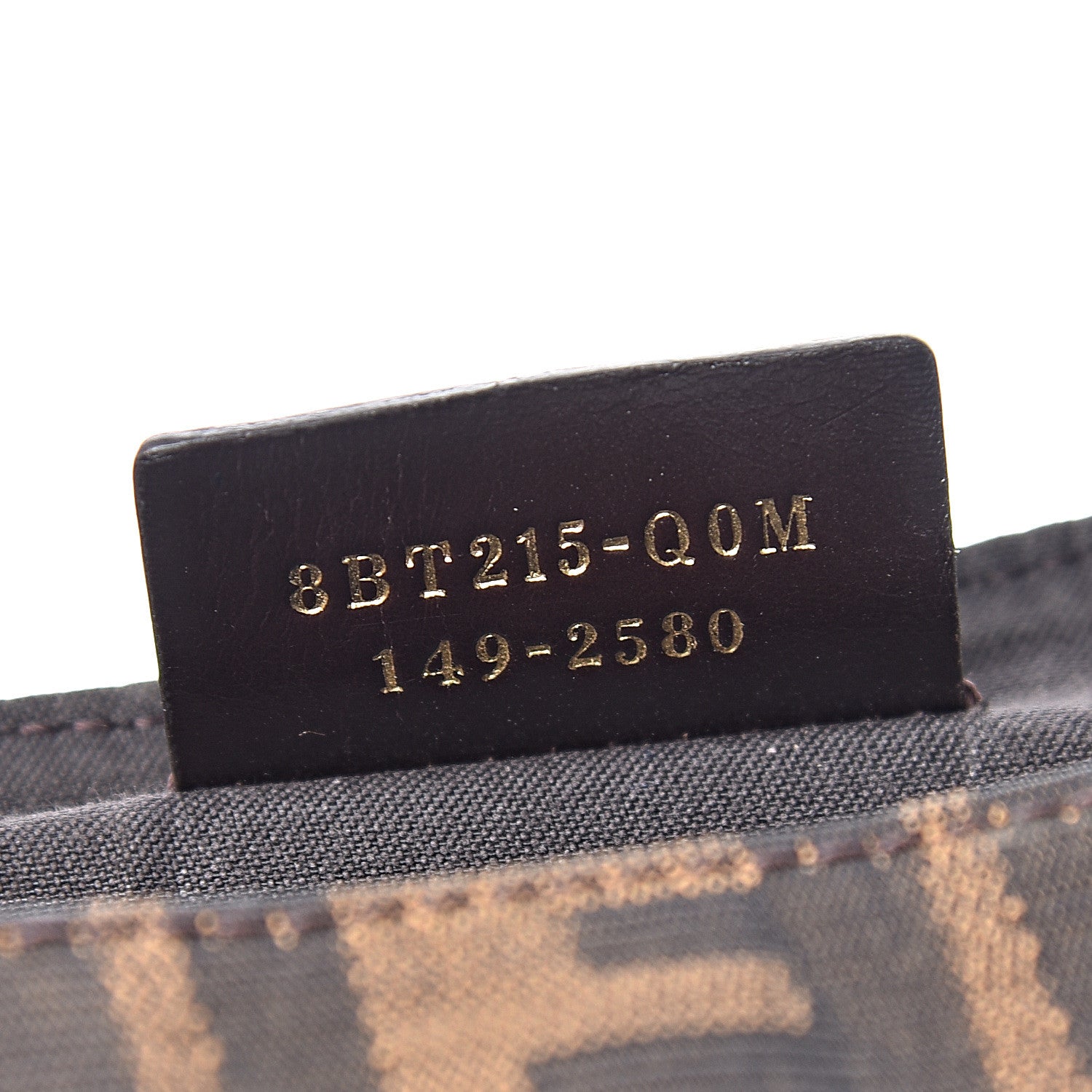 Fendi Zucca Vitello Artic Messenger Bag Tobacco Castagna 9 of 15