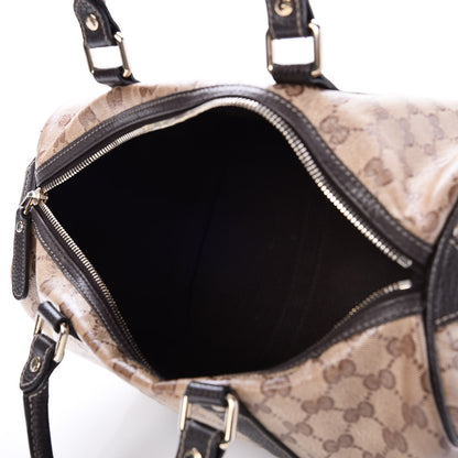Gucci Crystal Monogram Medium Joy Boston Dark Brown 5 of 7