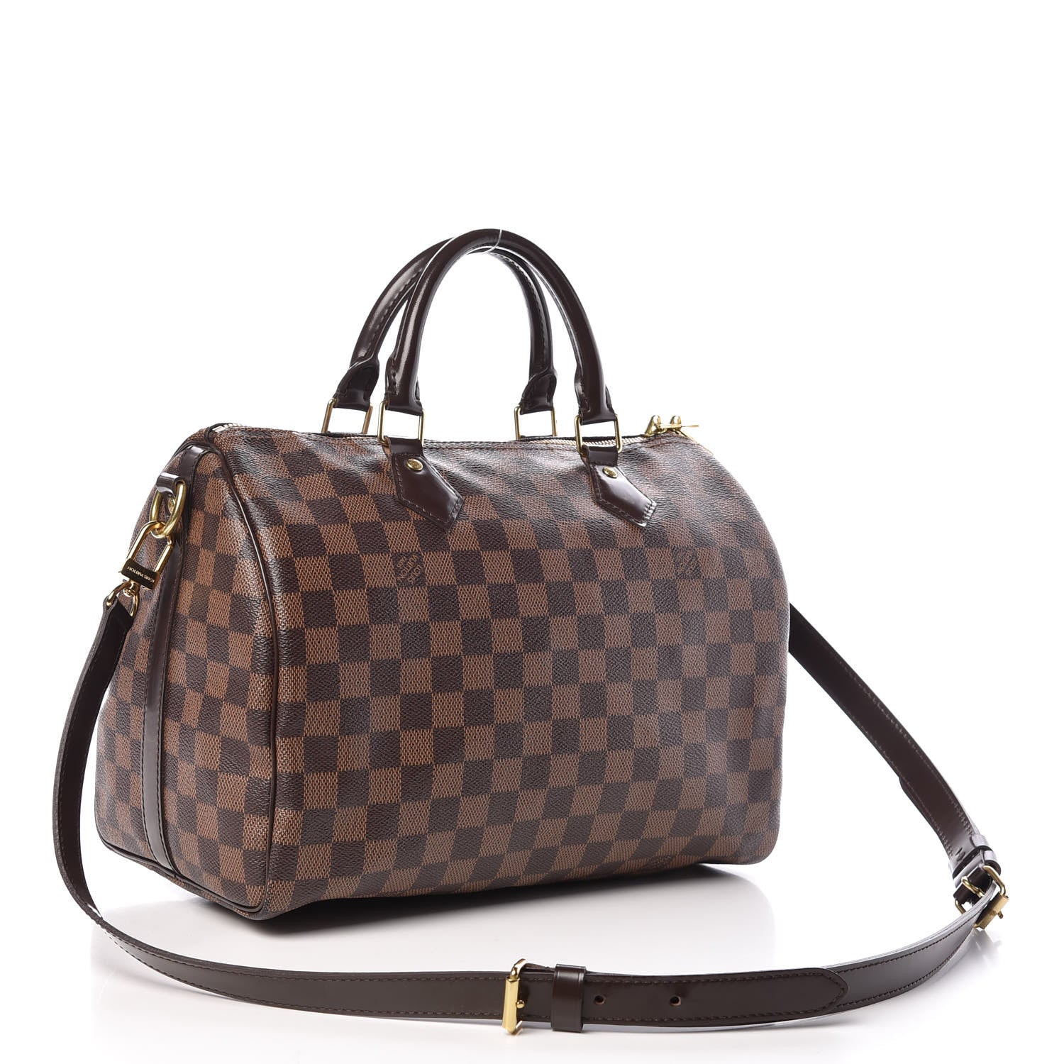 Louis Vuitton Damier Ebene Speedy Bandouliere 30 3 of 9